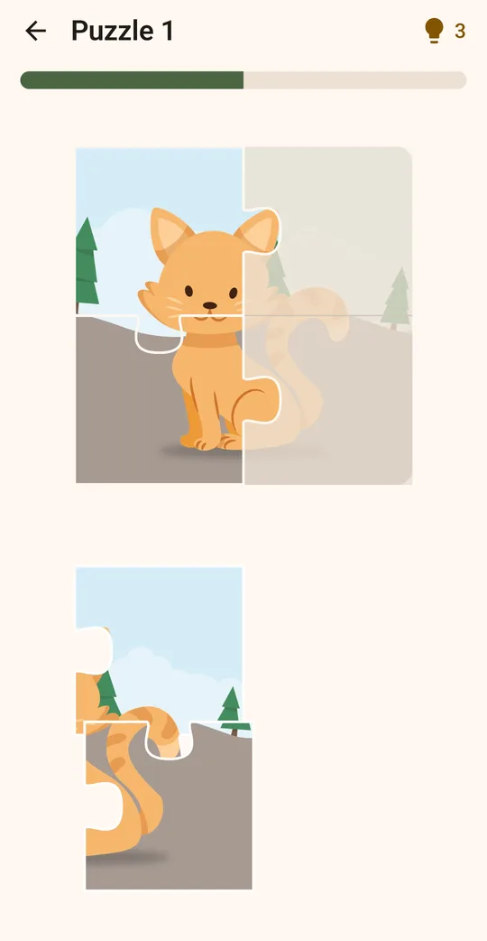 Tinyfit: Kids Jigsaw Puzzles on Google Play, screen 1